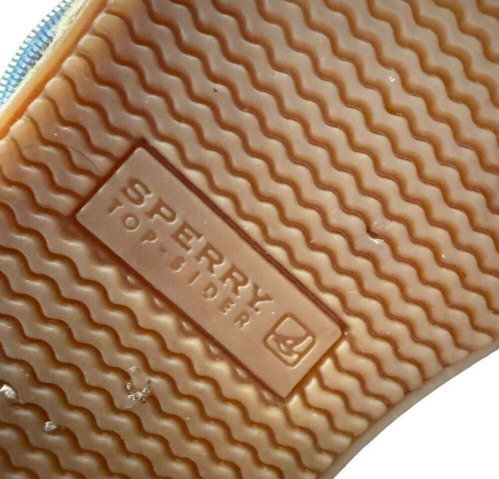 Sperry Top-Sider Striped Canvas Bow Espadrille Flats Size 8.5M - Picture 7 of 8